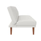 Brittany Armless Futon - White