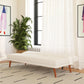 Brittany Armless Futon - White