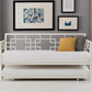 Better Homes & Gardens Twin Daybed with Trundle, Off White Metal - White