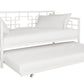 Better Homes & Gardens Twin Daybed with Trundle, Off White Metal - White