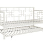 Better Homes & Gardens Twin Daybed with Trundle, Off White Metal - White
