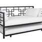 Better Homes & Gardens Twin Daybed with Trundle, Black Metal - Black