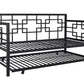 Better Homes & Gardens Twin Daybed with Trundle, Black Metal - Black