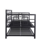 Better Homes & Gardens Twin Daybed with Trundle, Black Metal - Black