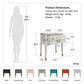 Westerleigh End Table - Graphite Grey