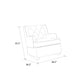 Bennet Transitional Wingback Linen Upholstered Nursery Rocker Chair - Grey Linen