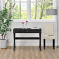 Paxton Campaign Computer Desk, Black - Black