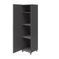 Camberly 60" Tall Storage Cabinet with 4 Shelves and Adjustable Feet - Graphite Grey