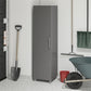 Camberly 60" Tall Storage Cabinet with 4 Shelves and Adjustable Feet - Graphite Grey