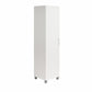 Basin 60" Tall Storage Cabinet with 4 Shelves and Adjustable Feet - White