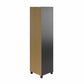 Basin 60" Tall Storage Cabinet with 4 Shelves and Adjustable Feet - Black