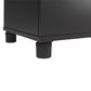 Basin 60" Tall Storage Cabinet with 4 Shelves and Adjustable Feet - Black