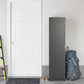 Basin 60" Tall Storage Cabinet with 4 Shelves and Adjustable Feet - Black