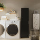 Basin 60" Tall Storage Cabinet with 4 Shelves and Adjustable Feet - Black
