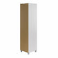 Basin 60" Tall Storage Cabinet with 4 Shelves and Adjustable Feet - Dove Gray
