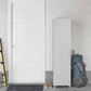 Basin 60" Tall Storage Cabinet with 4 Shelves and Adjustable Feet - Dove Gray