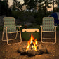 Novogratz Poolside Gossip, Priscilla Folding Chairs, 2-Pack, Aqua Haze - Aqua Haze - 2-Pack