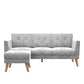 Gloria Sofa Sectional - Light Gray