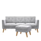 Gloria Sofa Sectional - Light Gray