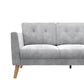 Gloria Sofa Sectional - Light Gray