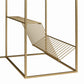 Neely Desk Mixed Media with Flat and Angled Shelves - Plaster