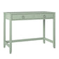 Her Majesty 2 Drawer Writing Desk, Pale Green - Pale Green
