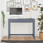 Her Majesty 2 Drawer Writing Desk, Blue - Blue