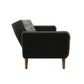 Tallulah Memory Foam Futon - Grey Velvet