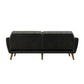 Tallulah Memory Foam Futon - Grey Velvet