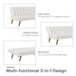 Brittany Armless Futon - White