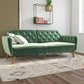 Tallulah Memory Foam Futon - Green
