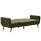Tallulah Memory Foam Futon - Green