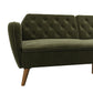 Tallulah Memory Foam Futon - Green