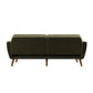 Tallulah Memory Foam Futon - Green