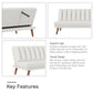 Brittany Armless Futon - White