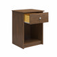 Ellywn Nightstand with Drawer - Saint Walnut
