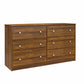 Ellwyn 6 Drawer Wide Dresser with Included Wall Anchor Kit - Bank Alder