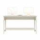 Franklin Painted Sofa Table / Extra Wide Desk with Foot Rest - White