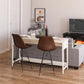 Franklin Painted Sofa Table / Extra Wide Desk with Foot Rest - White