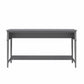 Franklin Painted Sofa Table / Extra Wide Desk with Foot Rest - Gray