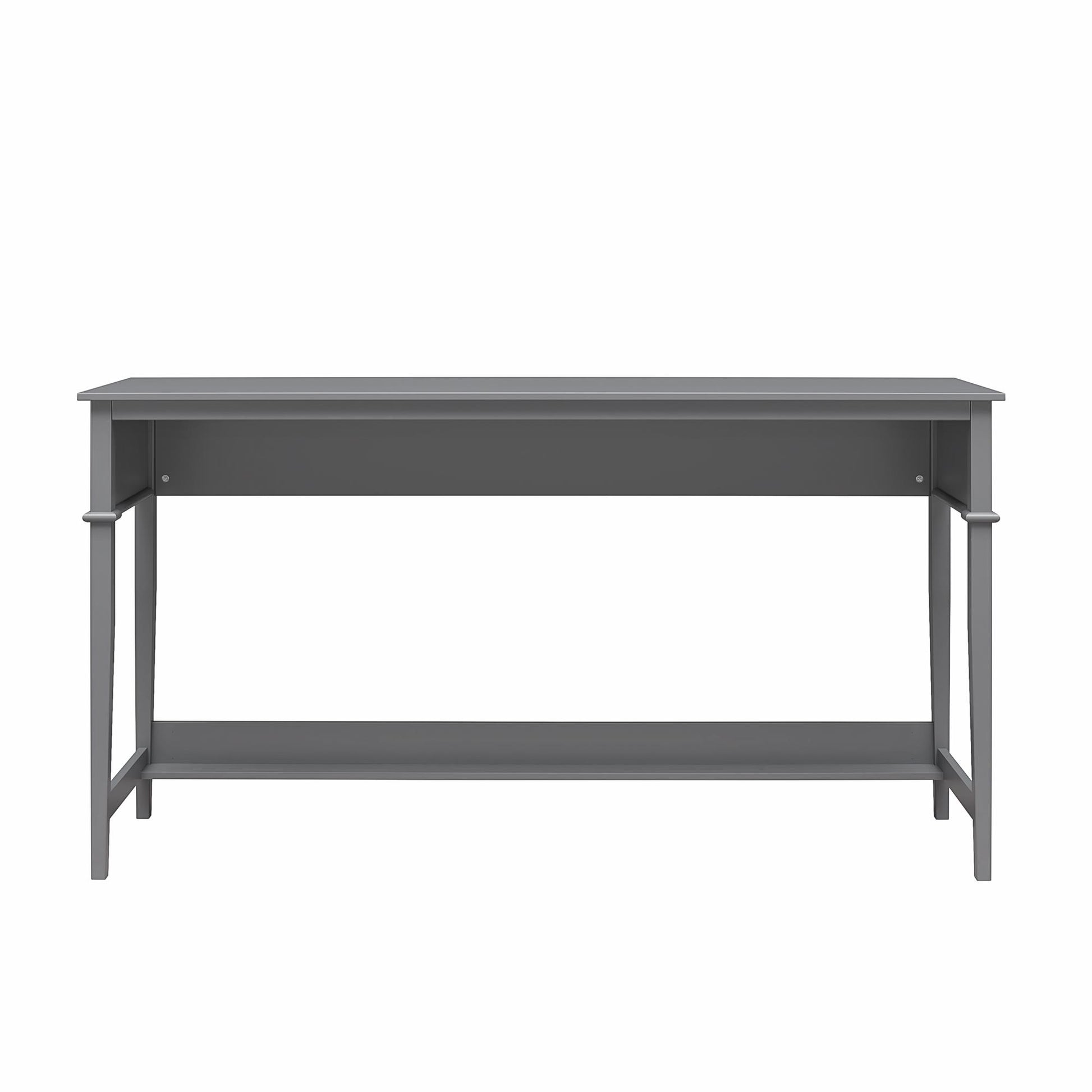 Franklin Painted Sofa Table / Extra Wide Desk with Foot Rest - Gray