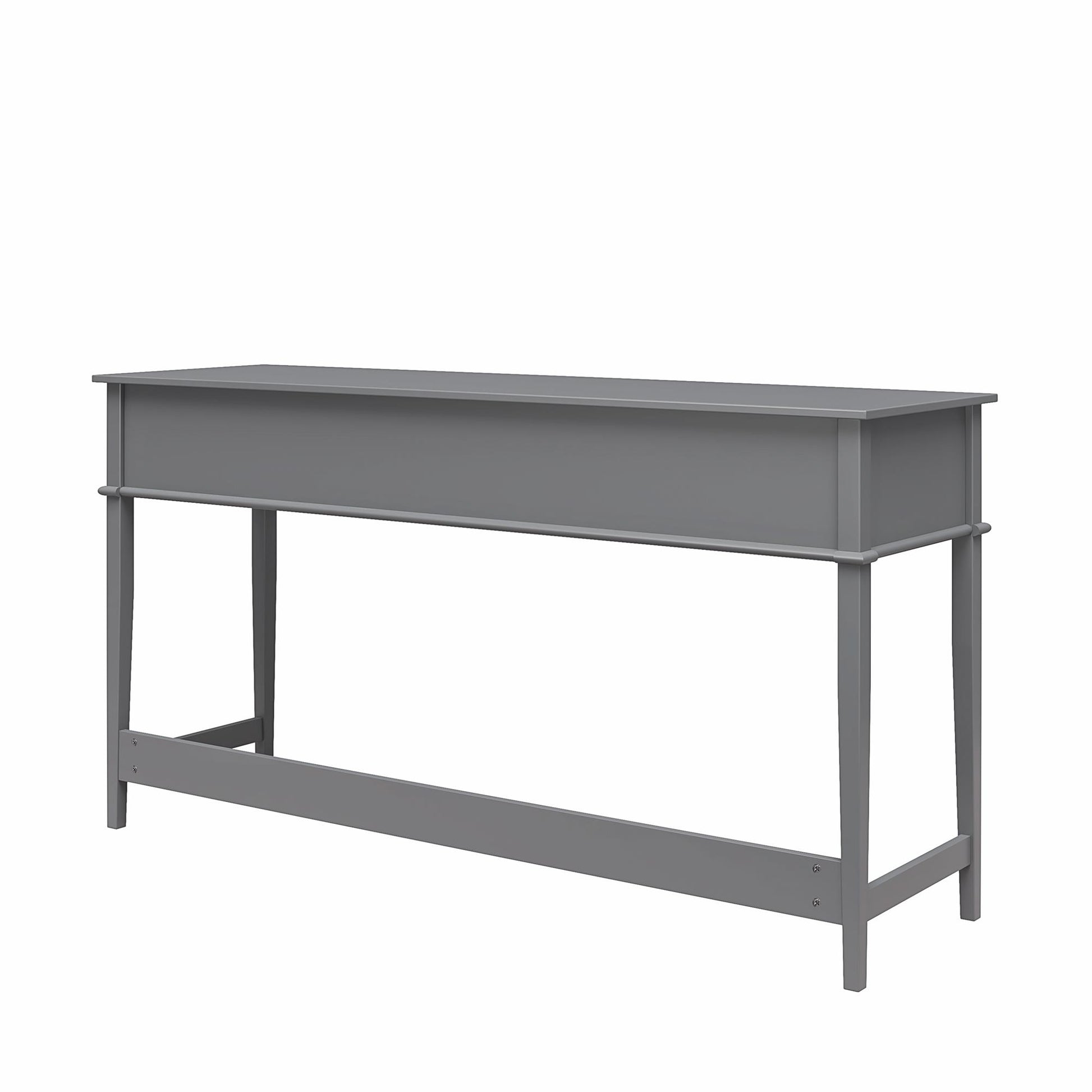 Franklin Painted Sofa Table / Extra Wide Desk with Foot Rest - Gray
