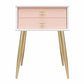 Little Seeds Valentina 1 Drawer Nightstand - Pale Pink