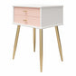 Little Seeds Valentina 1 Drawer Nightstand - Pale Pink