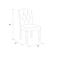 Better Homes and Gardens Parsons Upholstered Tufted Dining Chair, Taupe - Dark Taupe