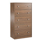 Ellwyn Tall 5 Drawer Dresser, Walnut - Saint Walnut