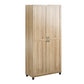 Lory Framed 36" Utility Cabinet, Natural - Natural