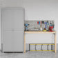 Lory Framed 36In Utility Cabinet - Dove Gray