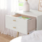 Little Seeds Valentina 1 Drawer Nightstand - White