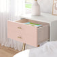 Little Seeds Valentina 1 Drawer Nightstand - Pale Pink
